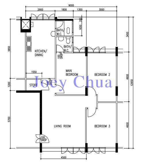 Blk 62 New Upper Changi Road (Bedok), HDB 4 Rooms #152753292